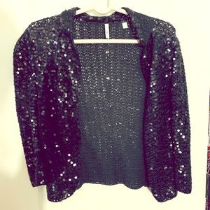 ISLI size 6 sequin top/jacket